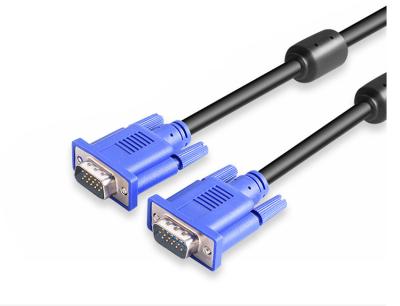 China Popular Black 4.5 MM 15pin ROHS VGA cable  Male To Male Cable for computer 1.5m2m3m for sale