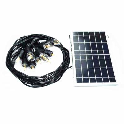 China Black solar power 0.5m-10m Light Chain Light belt pendant Lamp / Lamp holder  / Loft Lights for sale