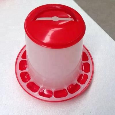 China Poultry Farm Chicken Feeding Plastic Poultry Feeder Chicken Feeder 1.5kg, 3kg, 6kg, 9kg With Plastic Cover And Handle for sale