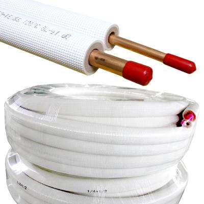 China Home Air Conditioning Split Parts Insulated Spare Copper Tube for sale