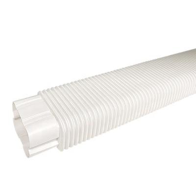 China Home High Quality White PVC Series Aircon Ducts 130*90MM for sale