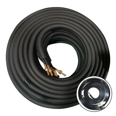 China Home Air Conditioner Installation Pipe With 8mm Foam Cover Pipe for sale