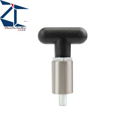 China Building/Industry/Automotive Energy/Wind Turbine/Lathe Stainless Steel Pin Plungers Pull Pin Plungers T-Handle Pull Ball Spring Lock Pins Quick Release Pin for sale