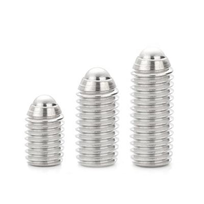 China Hot Selling Industry M3 M4 M5 M6 M8 Stainless Steel Hex Spring Plug Plungers Ball Plungers With Ball Head for sale