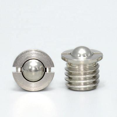 China Industry Screw Threaded Stainless Steel Flange Ball Drive Ball Plungers Spring Plungers for sale