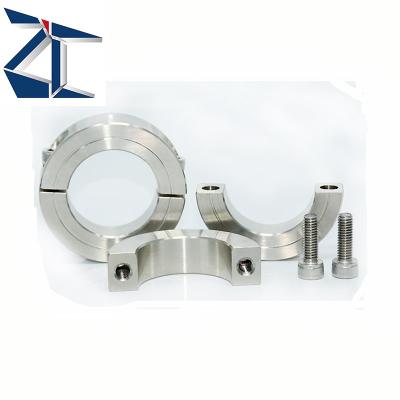 China Factory stainless steel and steel shaft clamping two piece collars for sale