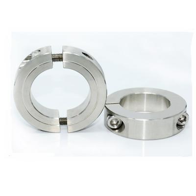 China Factory Stainless Steel Linear Motion Flange Precision Threaded Split Shaft Collars for sale