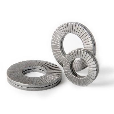 China Industry Carbon Zinc Flake Coated Hardened M8 Wedge Lock Washer for sale