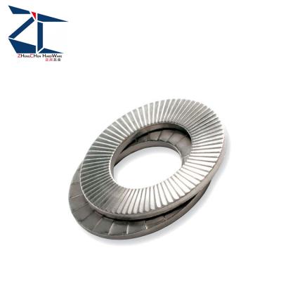 China Wedge Tension Tightening Fastener NordLock Joint Wedge Hot Galvanized Lock Washer for sale