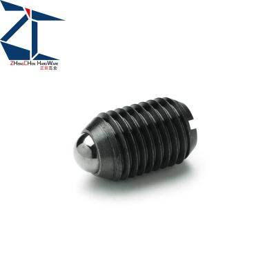 China Location Steel And Stainless Steel Thread GN615 Ball Spring Plunger With Slot for sale