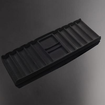 China Latest Promotion Price Disposable PVC Flocking 300 Chip Blister Packaging Box Storage Plastic Packaging Box for sale