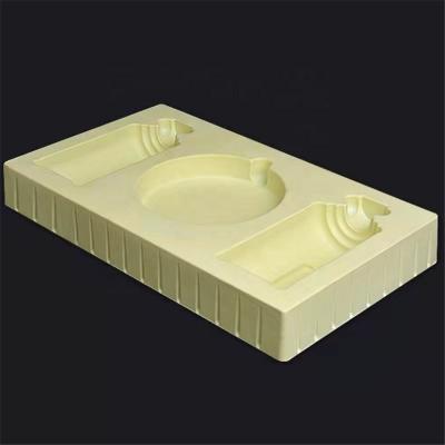 China Custom Food New Products Low Price Size PS PVC Plastic Packaging Vacuum Flocking Three Bottles Of Red Wine Blister Inserts Tray for sale