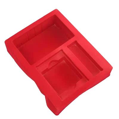 China Wholesale Custom Factory Price Custom Product Package Use Environmental Protection PS Assembling Plastic Toy Packaging Box Red PLA Insert Blister Tray for sale