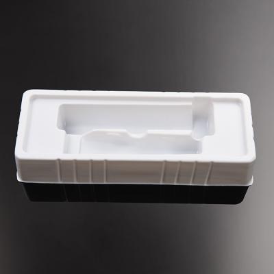 China Wholesale Custom Blister Packaging Disposable PVC PS Flocking Blister Tray Medicine Blister Packaging Box Inner Plastic Tray Box for sale