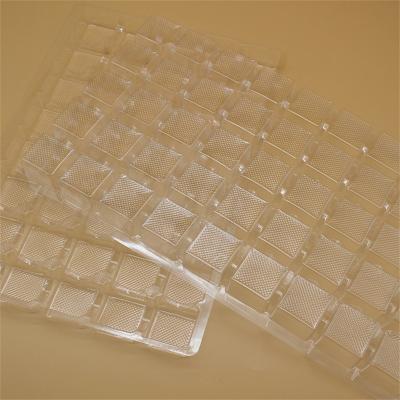 China Factory Direct Sale Disposable Transparent Plastic Blister Box Small Lattice Blister Packing Box High Quality Plastic Packing Box for sale