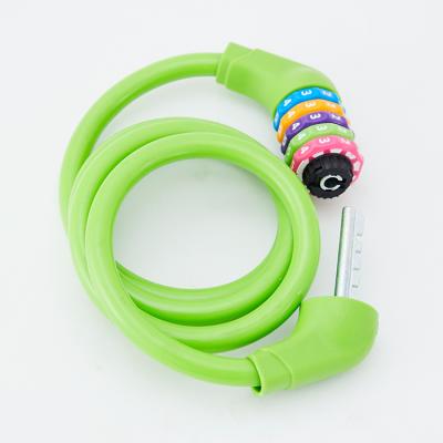 China Durable Green 18x1.0m High Cycle Design PVC Safety Lock 5 Digit Adjustable Cable Ties for sale