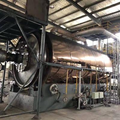 China Continuous Waste Plastic Tyre Pyrolysis To Oil Machine With Reactor for sale