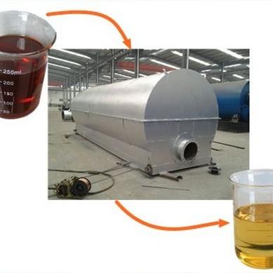 China D1200*3000 mm Mini-raffinaderij voor de distillatie van ruwe olie voor olie tot diesel en benzine Te koop