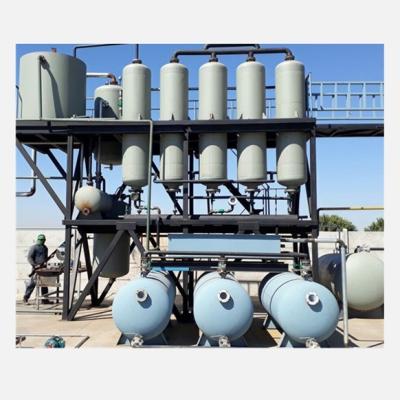 China 16kw High Capacity Waste Engine Oil Refinery for Diesel Machine 2.2*5.5m Dimensions for sale