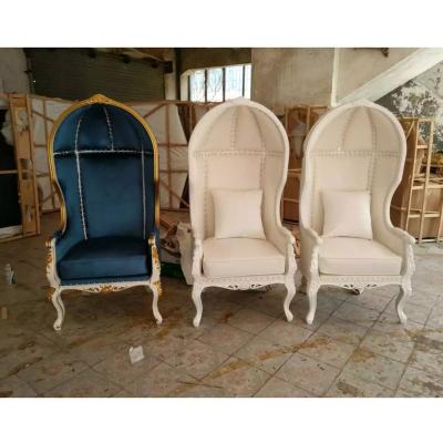 China MMD08 hotel furniture vintage wooden chair leisure chair French dome chair canopy egg shaped chair for sale for sale