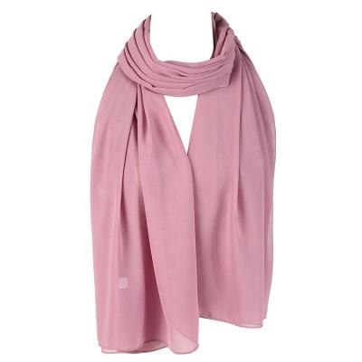 China Simple Plain Instant Wholesale Chiffon Hijab Chiffon Bubble Shawls Muslim Chiffon Hijab Scarf for sale