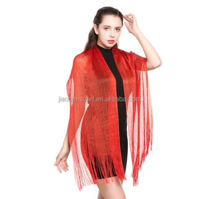 China Wholesale simply 2022 more colors pure simple net muslim shawls scarf for women shiny scarf for wedding for sale