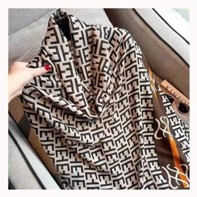 China 2022 fashion print women's scarf wholesale polyester scarf shawl for women for sale