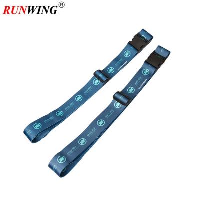 China Eco - Friendly Cute Fashionable Sturdy Adjustable Snap Luggage Belt Strap for sale