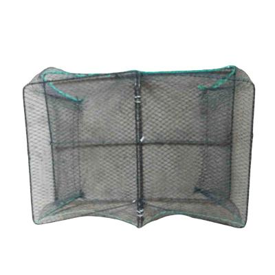 China High Strength Hot Sale Crab Trap Crab Cage Nylon Foldable Fish Farming Net for sale