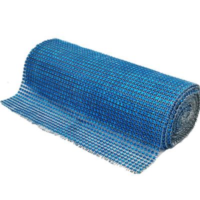 China Use with Easy Elegant 50 Row 10 Yards of Diamond Mesh Wrap Roll Sparkle Rhinestone Crystal Ribbon for Trim for sale