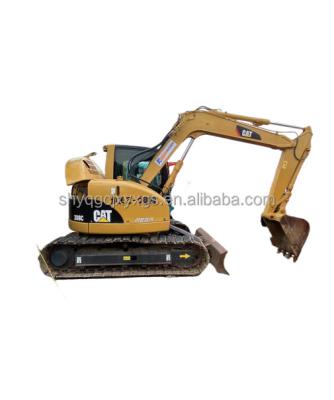 China Japanese used CAT308C/307E/313D Komatsu PC130 hydraulic crawler 8 tons High quality used CAT excavator second hand  excavadora 0.21mÂ³ for sale