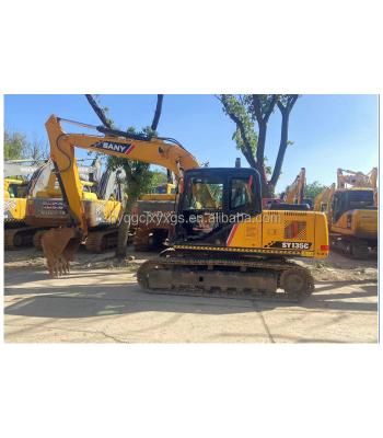 China Excellent quality used SANY 135C excavator second hand machines crawler 13.5 tons made in china 0.6mÂ³ for sale