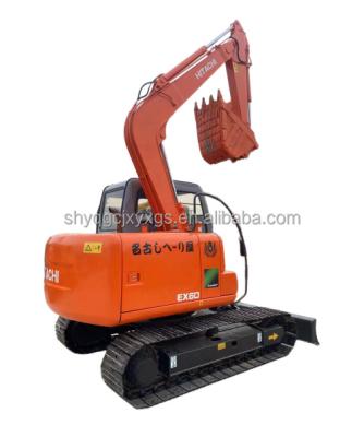 China Used Japanese Hitachi ZX60/ZX50U/ZX120 Komatsu PC300 hydraulic crawler 6tons High quality Used Hitachi excavator 0.3mÂ³ for sale