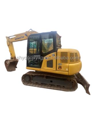 China Used Komatsu PC70 PC60 PC56 PC55 Hydraulic crawler excavator 7TONS 6tons 5tons used mini excavadora 0.35mÂ³ for sale