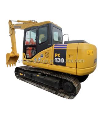 China Second-hand excavator Komatsu PC130 CAT 313D machinery hydraulic backhoe crawler machine 13tons used Komatsu 0.53MÂ³ for sale