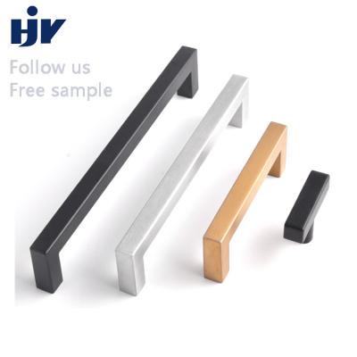 China New Modern Furniture Hardware Bedroom Stainless Steel Drawer Pull Vending Accessory Cabinet Handles T Bar Furniture Handle for sale