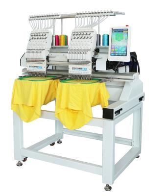 China Main print shops PromoTex dahao computer embroidery machine two flat embroidery machine clothing machinery for sale