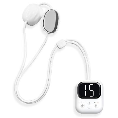 China 2022 NECK Low Frequency Pulsed Electrotherapy 15 Levels Massage Intensity Heat Adjustable 3 Levels Smart Pendant Neck Massager for sale