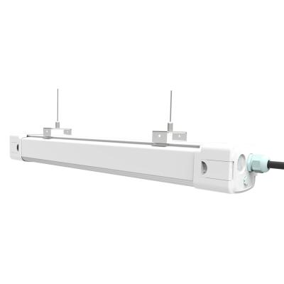 China Warehouse Subway Garage LED Vapor Tight Fitting 2ft 4ft 5ft 20w 40w 50w 60w Led Light Tri Proof Tube Ip65 Led Light for sale