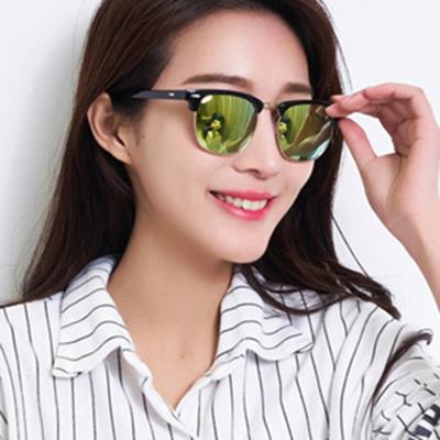 China High Quality Fashion Sunglasses Spring Shading Sun Glasses Where Uv400 Reproduction Glass Mix Metal Frame Polarized Sunglasses for sale