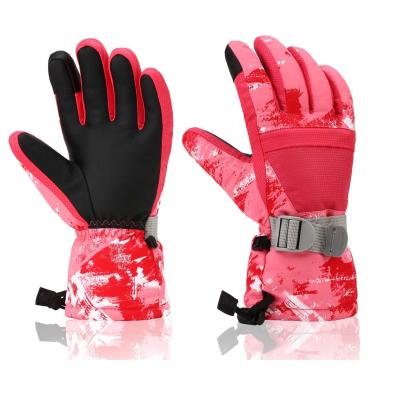 중국 Waterpoof Winter Touch Screen Snow Waterproof Warm Gloves Men, Women, Boys, Girls, Kids Ski Gloves 판매용