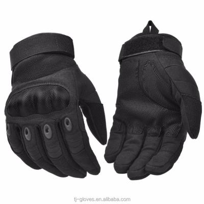 China Durable Cycling Motorcycle Hiking Camping Outdoor Military Rubber Hard Knuckle Tactical Gloves à venda