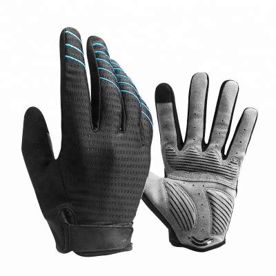 Κίνα OEM Cycling Gloves Mesh Full Finger Gel Pad Touch Screen Sports Cycling Gloves Available Breathable Riding προς πώληση