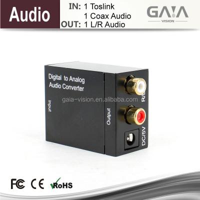 China New Digital Optical Coaxial To Rca Analog Audio Converter HD-C1013 51X41X26(mm) for sale