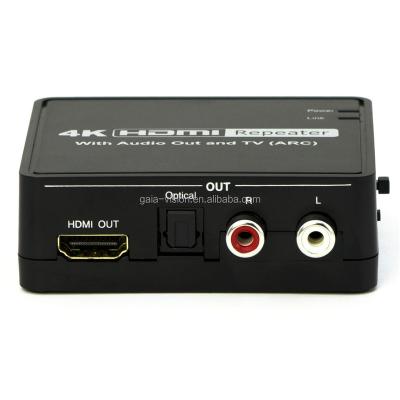 China HDMI Audio Extractor HDMI Input HDMI+Toslink Audio+L/R Audio Output Support ARC 90mm(W)x85mm(D)x35mm(H) for sale