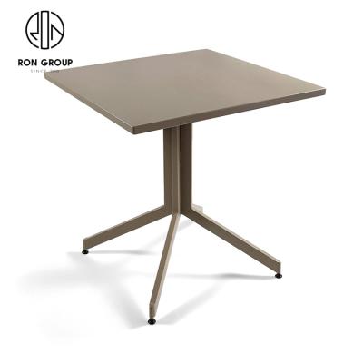 China Nice Eco-friendly Rectangular Hotel Dining Table Outdoor Restaurant Tables for sale