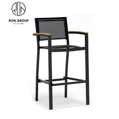 China Wholesale Durable Bub Use Stackable Aluminum Outdoor Furniture Restaurant Bar Stool Metal Umpire Chair for sale