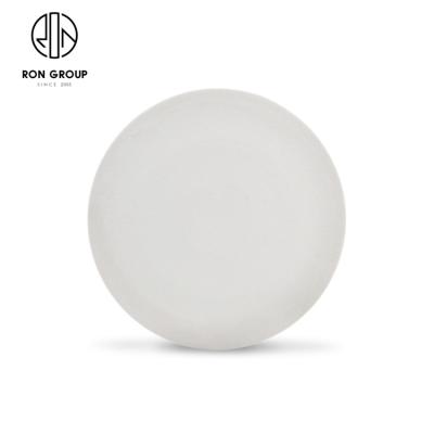 China Wholesale Ceramic Dinner Plate Dish Viable Nice White Serving Restaurant Dish for sale