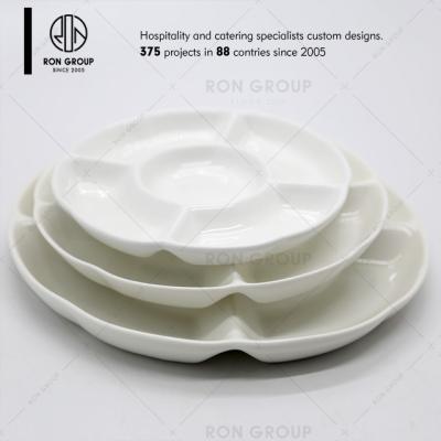 China Viable Severed Plate Ceramic Hot Sale Dinner For Restaurant Dishes And Plate Stocked Porcelain Eco - Friendly for sale