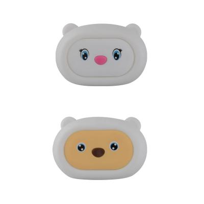 China Modern Baby Relaxation Deep Sleep Jet White Noise Physiotherapy Equipments Machine Sleep Trainer Bear Night Light for sale